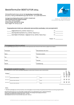 Hartelijk welkom