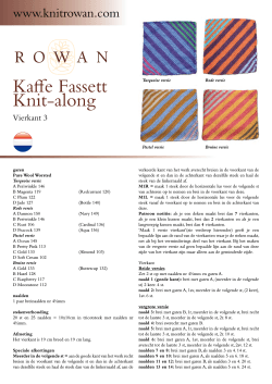 Ka e Fassett Knit-along - Be Creative by Schleiper