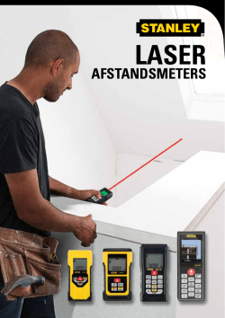 Stanley Catalogus Laser afstand- meters