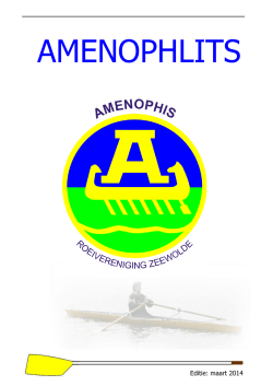 Amenophlits maart 2014