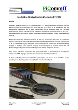 Handleiding DinaSys Draaischijfbesturing DTC/DTS