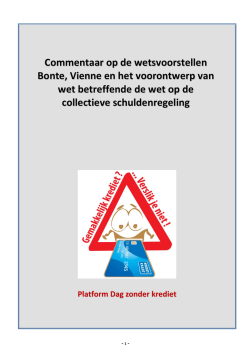 het volledige standpunt van het Platform over de hervorming van de