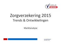 Marktanalyse Zorgverzekering 2015 [pdf]