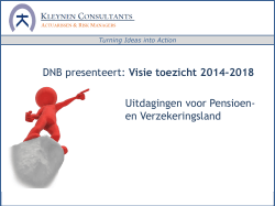 Visie DNB Toezicht 2014-2018