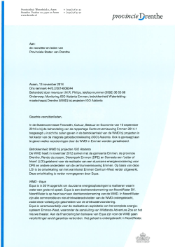 A.3. Brief over Monitoring IGO Atalanta Emmen