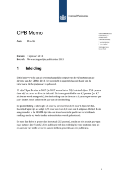 Download - Centraal Planbureau