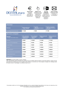 download hier de dentaleuro prijslijst