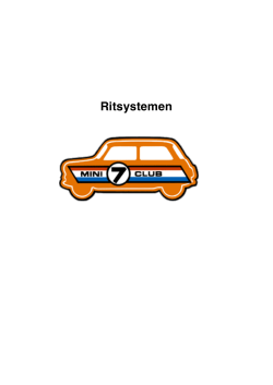Ritsystemen - Mini Seven Club Nederland