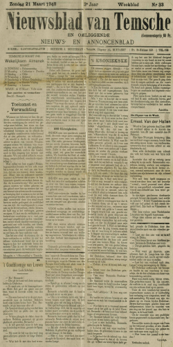Nieuwsblad van Temsche 21/03/1948