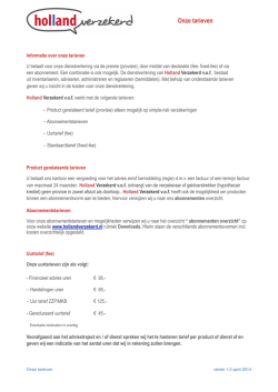 Downloads - Holland Verzekerd