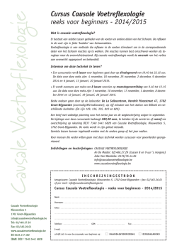 Inschrijvingsformulier beginners 2014-2015