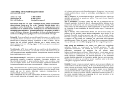 DVD aanvulling / prijsopbouw