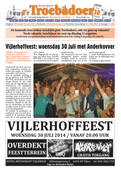 Troebadoer nr 30 - Uit in Simpelveld