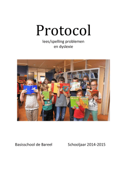 Protocol dyslexie 2014-2015 Bareel