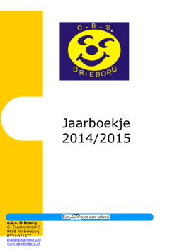 Jaarboekje 2014/2015