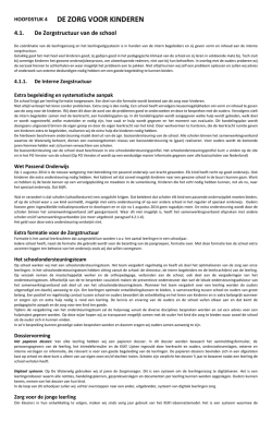 Hfd.4 De zorg voor kinderen
