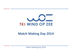 Match Making Day 2014