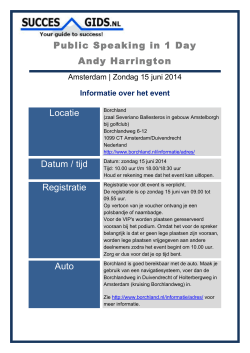 Public Speaking in 1 Day Andy Harrington Locatie