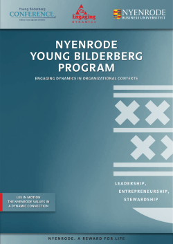 Download brochure - Nyenrode executive education