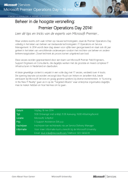 Premier Operations Day 2014! - Download Center