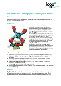 infofiche Dip Dobbel Doe