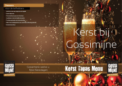 Download hier ons kerst tapas menu