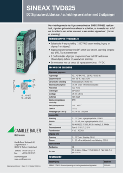 SINEAX TVD825