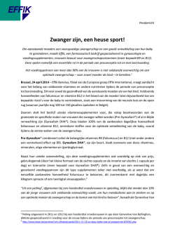 Zwanger zijn, een heuse sport!