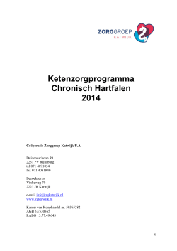 Ketenzorgprogramma Chronisch Hartfalen 2014