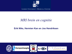 MRI brein en cognitie