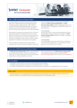 factsheet SUWI-Verantwoordingsrichtlijn