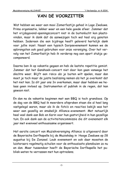 Het Verbondje, editie 4 2014