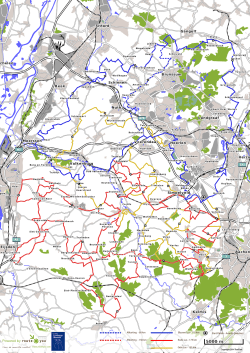 Blauwe Lus - 115 km Rode Lus - 175 km Gele