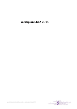 Download het Werkplan LKCA 2014