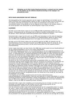 "Nota naar aanleiding van verslag wijziging Wet