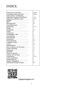 Infoboekje leiding 2014