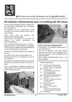 Holendrechter voorjaar 2014 versie 3.1