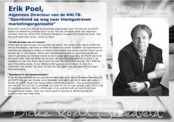 Erik Poel, Algemeen Directeur van de KNLTB
