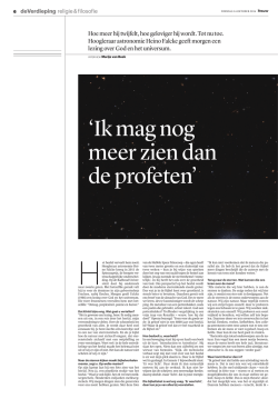 Ik mag meer zien dan de profeten (pdf, 519 kB)