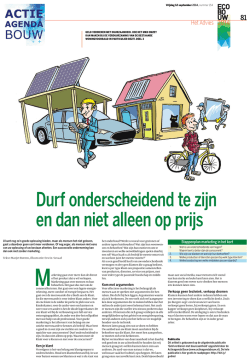 Durf onderscheidend te zijn en dan niet alleen op prijs