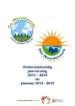 Jaarplan 2014-2015