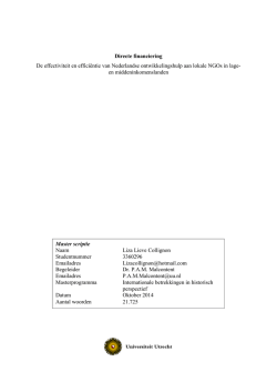 Directe financiering