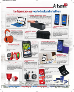 Eindejaarscadeausvoor technologieliefhebbers