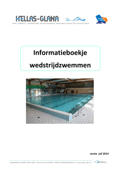 Informatieboekje wedstrijdzwemmen - Hellas