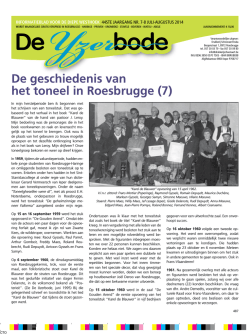 Juli-augustus 2014 - Drukkerij Schoonaert