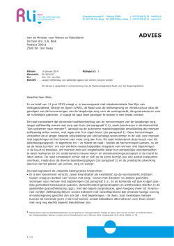 het advies over wonen en zorg