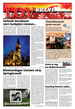 December 2014 - De LOV krant on-line
