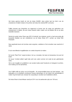 Page 1 Het Instax gamma breidt uit met de Instax SHARE: deze