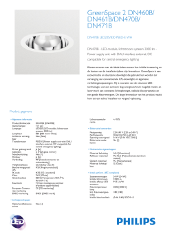 Product Leaflet: GreenSpace Compact DN470B-downlight