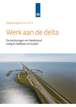Deltaprogramma 2015 - PublicSpaceInfo.nl